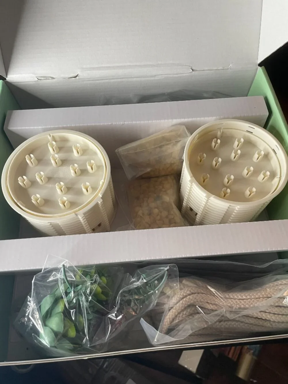 Lifelines FlowCrafts, Cord-Wrapped Planters-NWT